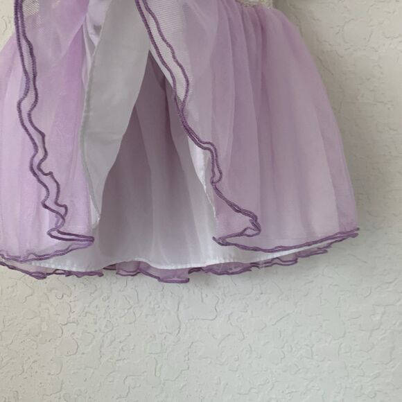 Bonnie Baby Dress Newborn Girl 3/6 Months Pastel Purple Tulle Easter Flower Girl - Picture 3 of 4